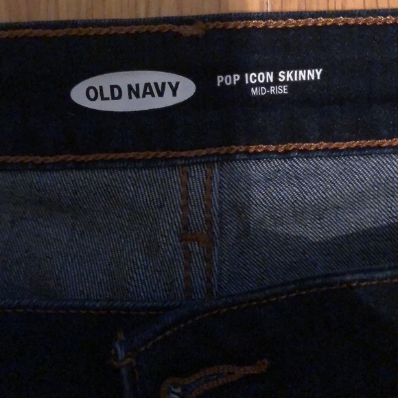 New With Tags Old Navy 18, POP ICON SKINNY, mid-rise Cotton/Polyester blend - Picture 4 of 10
